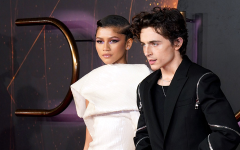 Timothée Chalamet und Zendaya bei der Premiere des Films «Dune» im Odeon Leicester Square in London. - Foto: Ian West/PA Wire/dpa