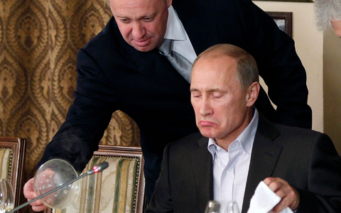 Wagner-Chef Jewgeni Prigoschin (oben) und der russische Präsident Wladimir Putin hatten zuletzt Differenzen. - Foto: -/AP/dpa