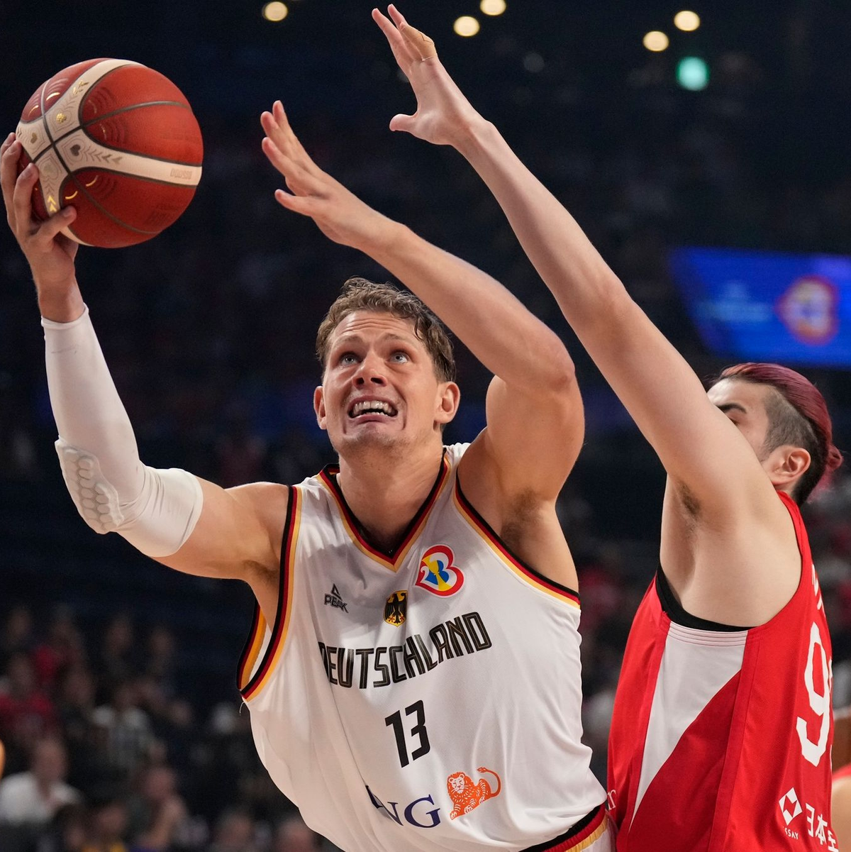 War mit 25 Punkten Top-Scorer des Spiels: Deutschlands Moritz Wagner. - Foto: Hiro Komae/AP/dpa