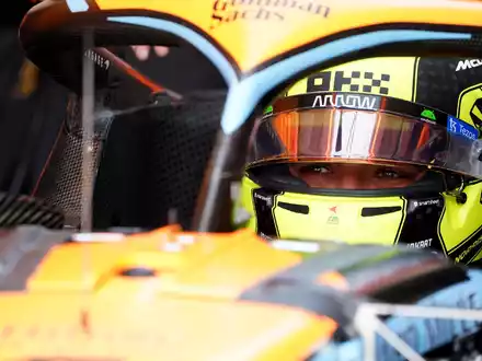 Lando Norris hat sich im zweiten Freien Training in der Niederlande die Bestzeit gesichert. - Foto: Tim Goode/PA Wire/dpa