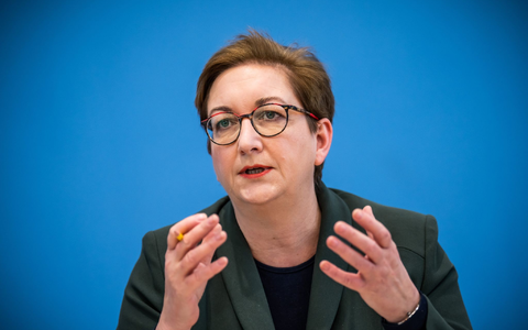Klara Geywitz (SPD) ist Bundesministerin für Bau und Wohnen. - Foto: Michael Kappeler/dpa