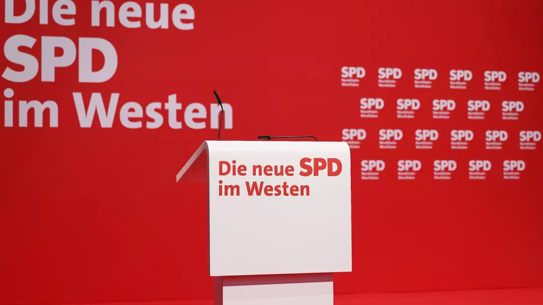 Bei ihrem Landesparteitag in Münster wählt die nordrhein-westfälische SPD einen neuen Landesvorstand. - Bild: David Young/dpa