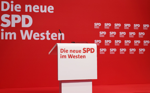 Bei ihrem Landesparteitag in Münster wählt die nordrhein-westfälische SPD einen neuen Landesvorstand. - Foto: David Young/dpa