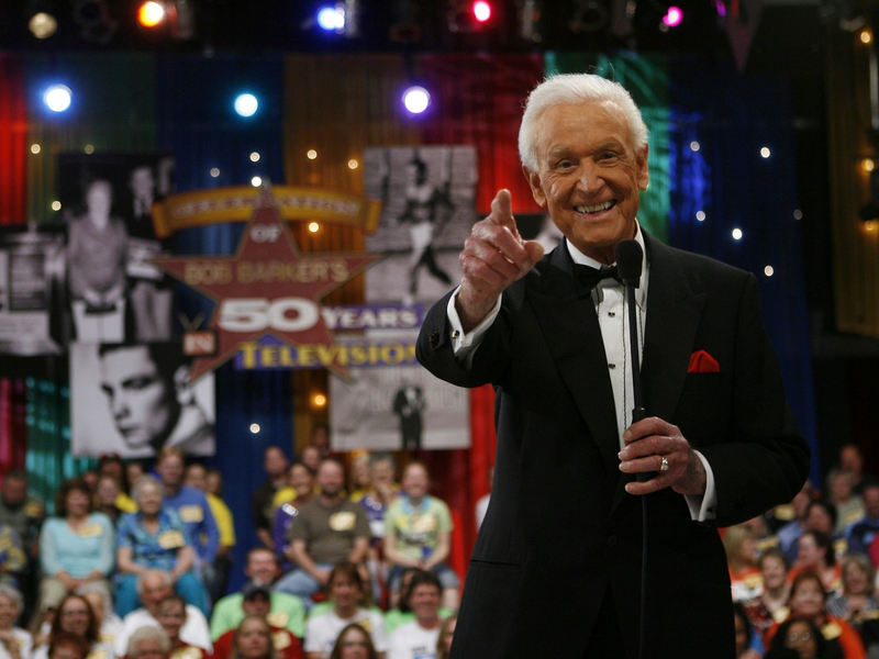 Moderator Bob Barker während der Dreharbeiten zu einer speziellen Prime-Time-Folge von «The Price Is Right» im Jahr 2007 . - Foto: Kevork Djansezian/AP
