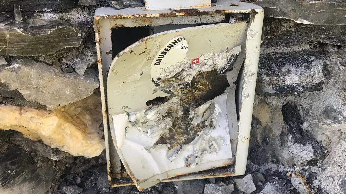 Der Spendenkasten wurde von Unbekannten aufgebrochen. Das Geld ist weg. - Bild: --/Verein IG Klettersteig /dpa