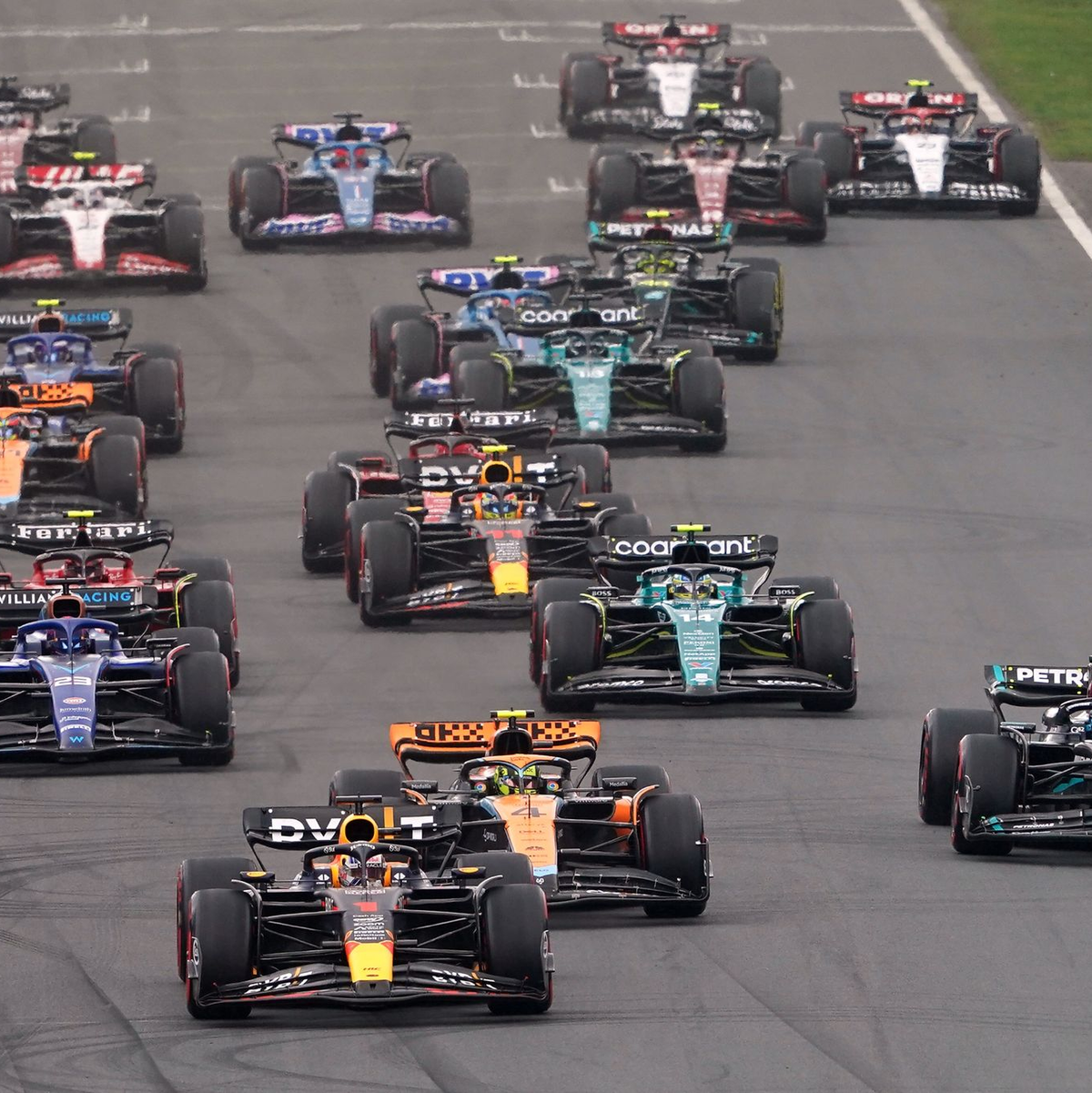 Max Verstappen führte das Fahrerfeld in Zandvoort an. - Foto: Tim Goode/PA Wire/dpa