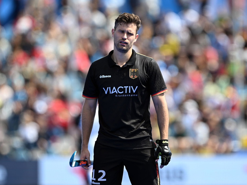 Timm Herzbruch und die DHB-Herren unterlagen im Spiel um Platz Drei starken Belgiern. - Foto: Federico Gambarini/dpa