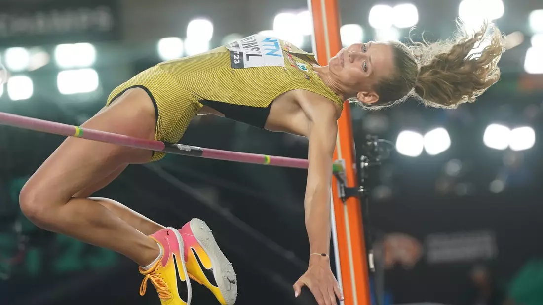 Christina Honsel stand im Hochsprung-Finale, für eine Medaille reichte es nicht. - Bild: Marcus Brandt/dpa