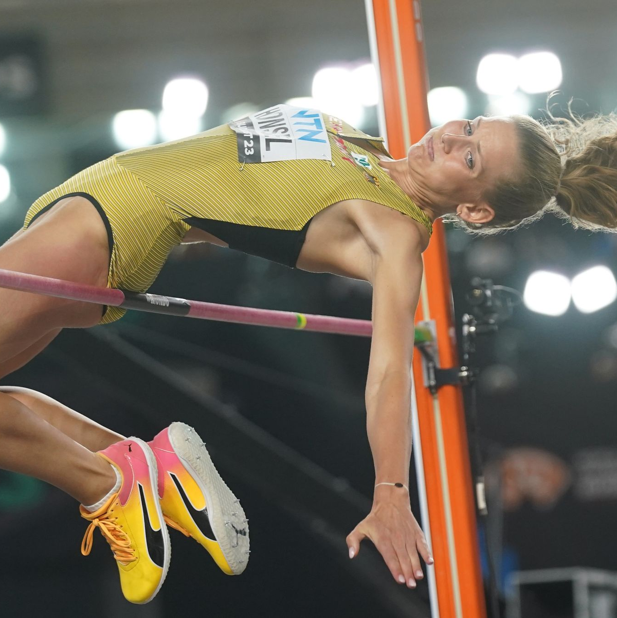 Christina Honsel stand im Hochsprung-Finale, für eine Medaille reichte es nicht. - Foto: Marcus Brandt/dpa