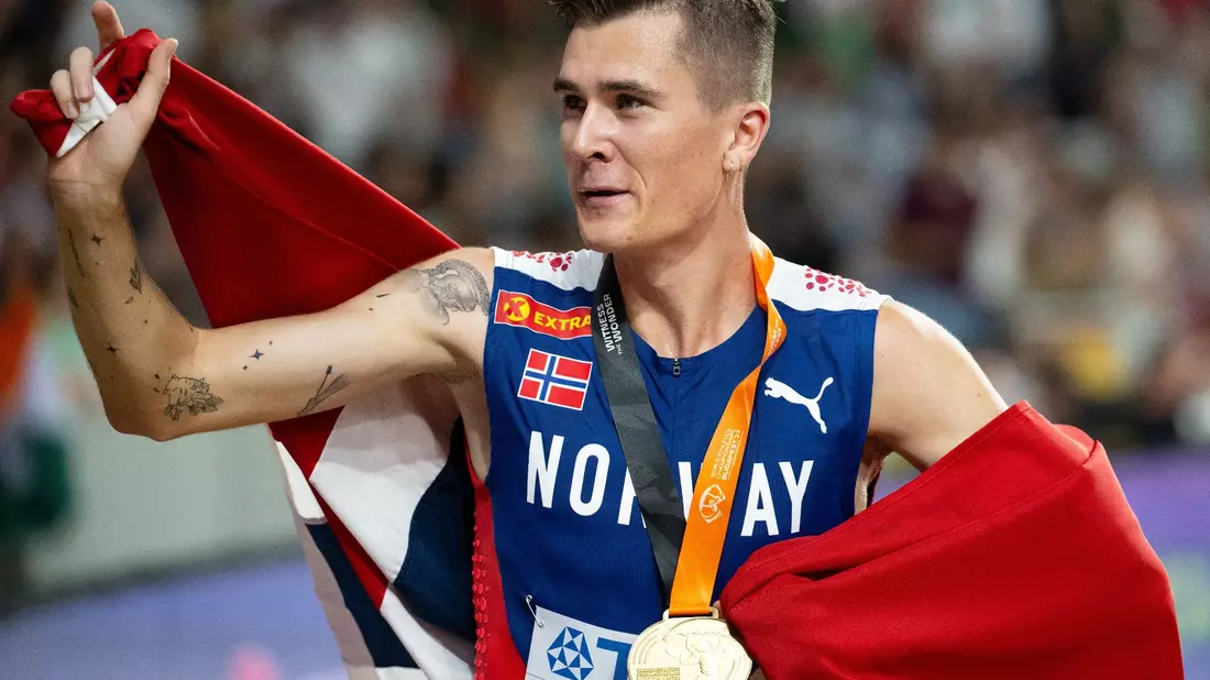 Der Norweger Jakob Ingebrigtsen sicherte sich die Goldmedaille über 5000 Meter. - Bild: Sven Hoppe/dpa