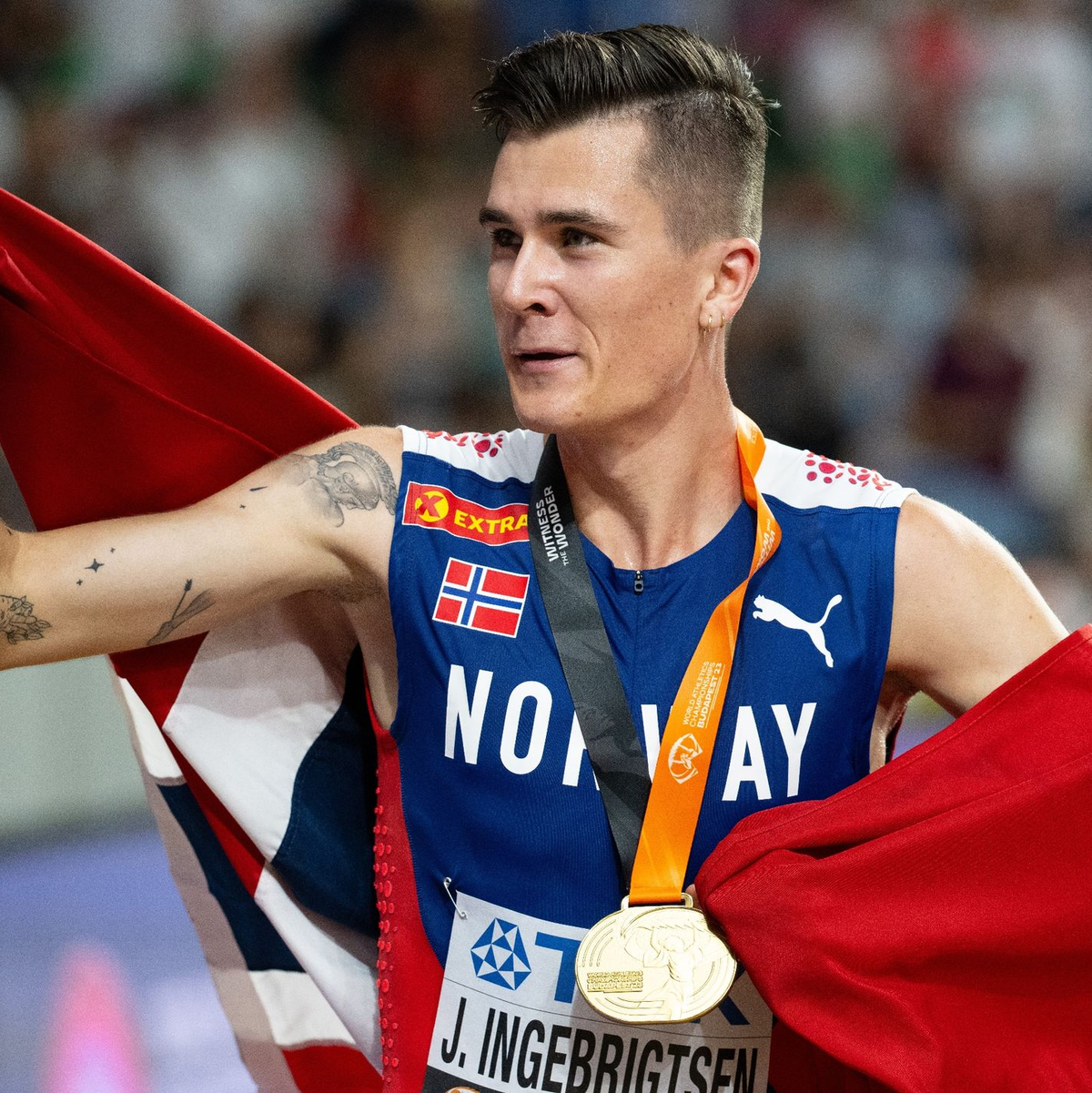 Der Norweger Jakob Ingebrigtsen sicherte sich die Goldmedaille über 5000 Meter. - Foto: Sven Hoppe/dpa