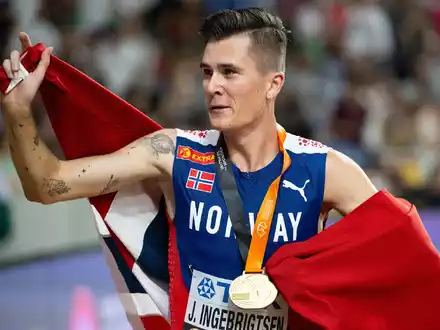 Der Norweger Jakob Ingebrigtsen sicherte sich die Goldmedaille über 5000 Meter. - Foto: Sven Hoppe/dpa