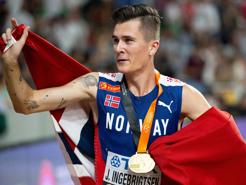Der Norweger Jakob Ingebrigtsen sicherte sich die Goldmedaille über 5000 Meter. - Foto: Sven Hoppe/dpa