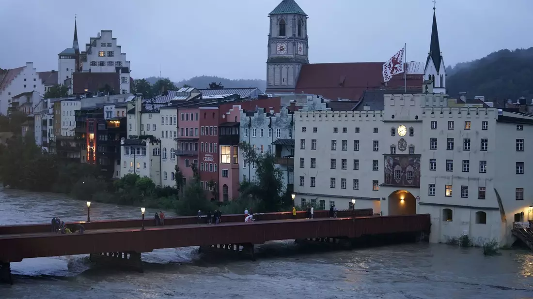 Wasserburg am Inn. - Bild: Uwe Lein/dpa