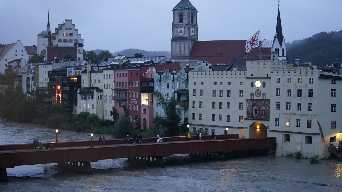 Wasserburg am Inn. - Foto: Uwe Lein/dpa