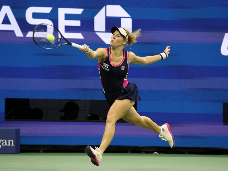 Laura Siegemund in Aktion. - Foto: Jason DeCrow/AP/dpa
