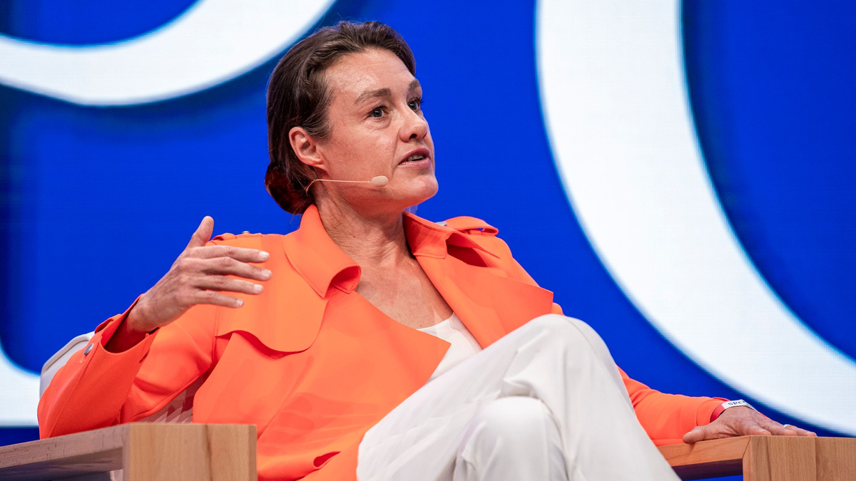 Die frühere HSV-Managerin Katja Kraus. - Foto: David Inderlied/dpa