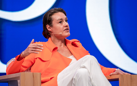 Die frühere HSV-Managerin Katja Kraus. - Foto: David Inderlied/dpa