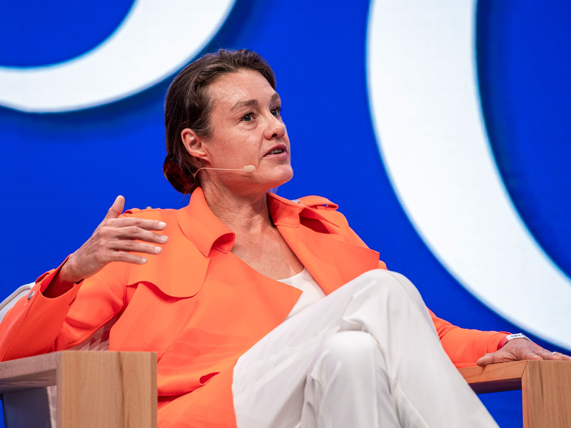 Die frühere HSV-Managerin Katja Kraus. - Foto: David Inderlied/dpa