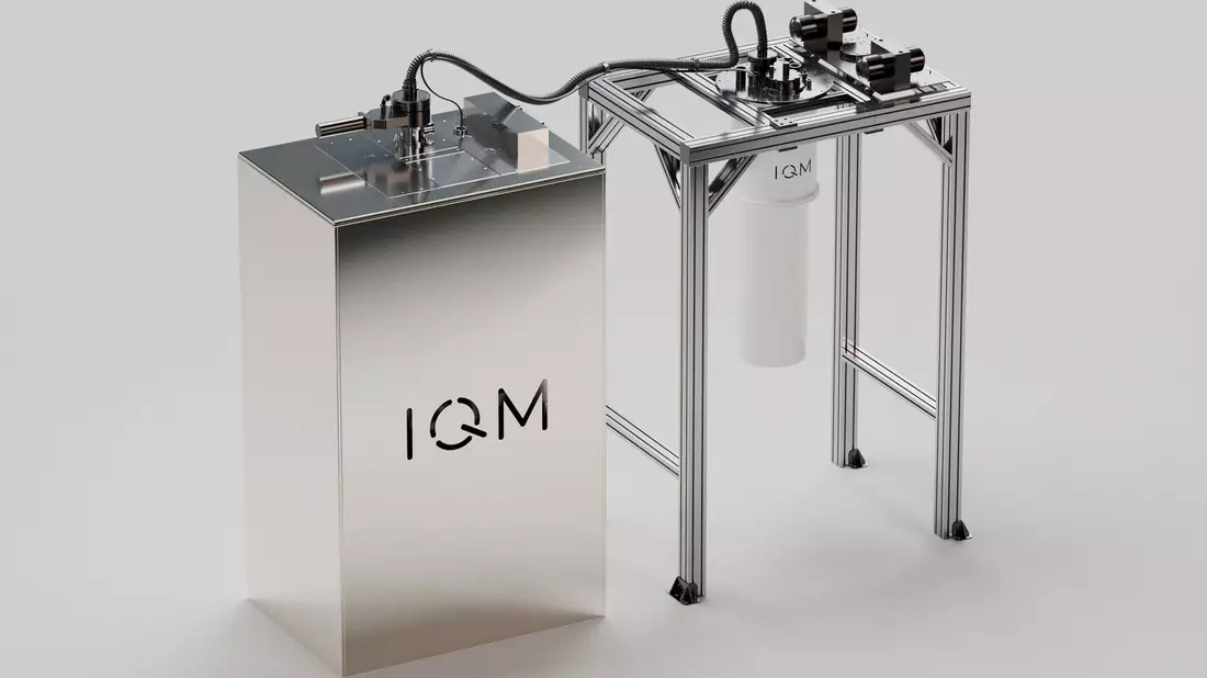Schon für weniger als eine Million Euro zu haben: Der Quantencomputer «IQM Spark» des deutsch-finnischen Start-ups IQM. - Bild: -/IQM Quantum Computers /dpa