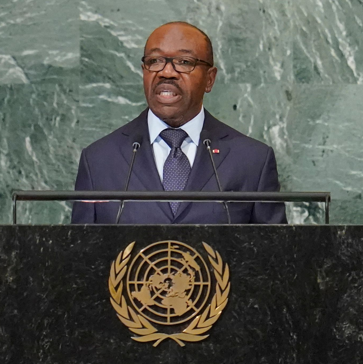 Ali Bongo Ondimba wurde unter Hausarrest gestellt. - Foto: Mary Altaffer/AP/dpa