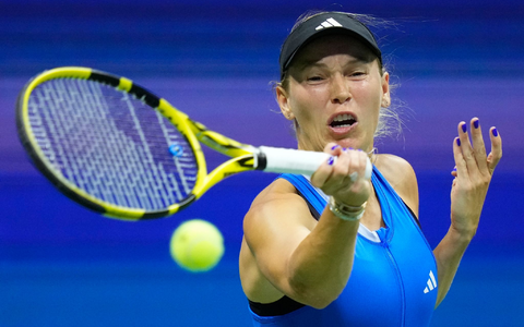 Steht in New York in der dritten Runde: Caroline Wozniacki. - Foto: Frank Franklin II/AP