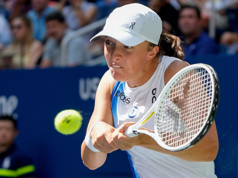 Präsentiert sich bei den US Open in Topform: Iga Swiatek. - Foto: Mary Altaffer/AP