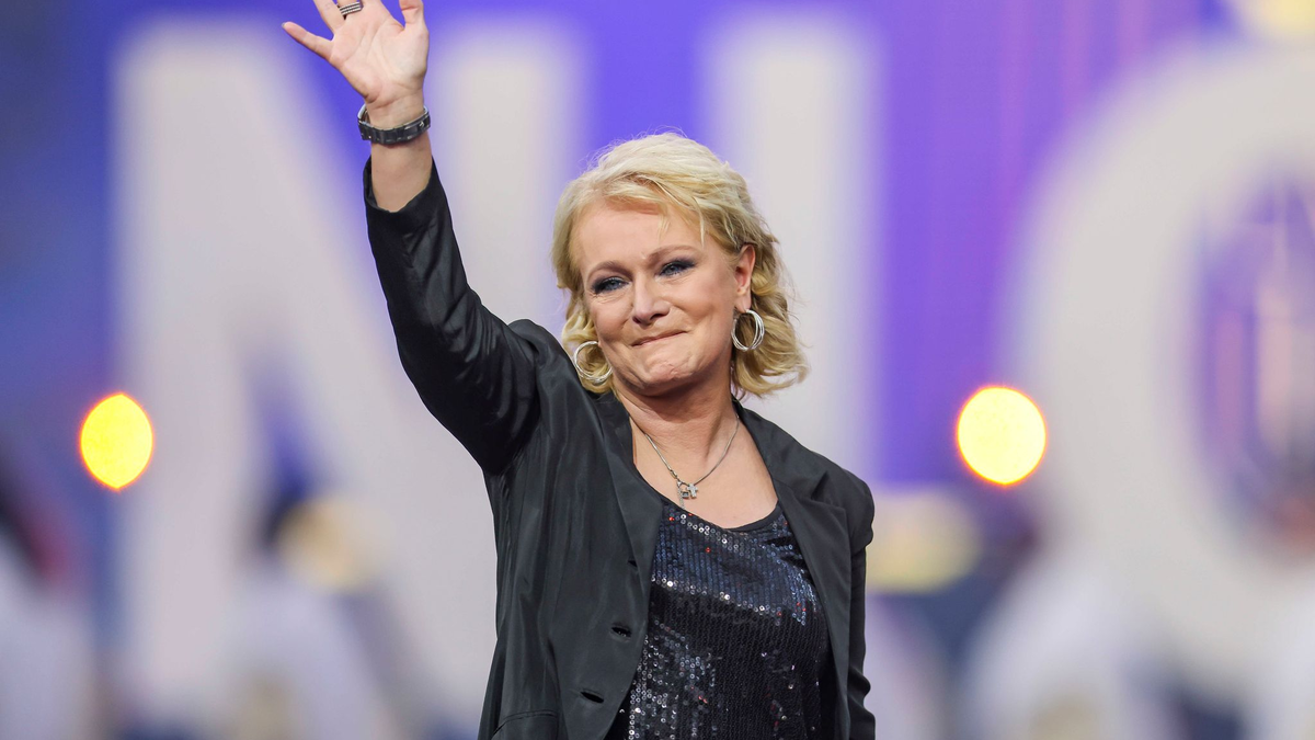 Nicole im Juli 2022 während der Show «Das große Schlagercomeback» in Leipzig. - Foto: Jan Woitas/dpa