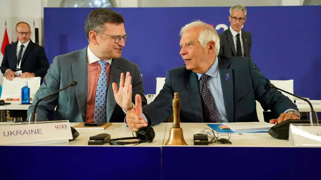 EU-Außenminister-Treffen in Toledo. - Bild: Andrea Comas/AP/dpa