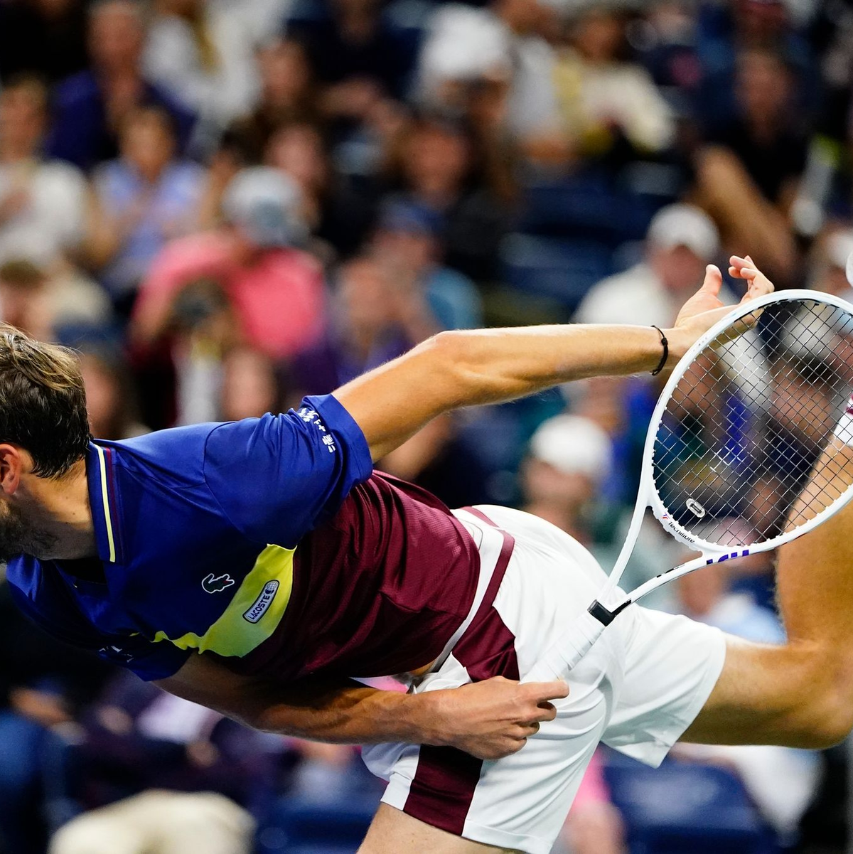 Ruckelig in die dritte Runde: Daniil Medwedew. - Foto: Frank Franklin II/AP
