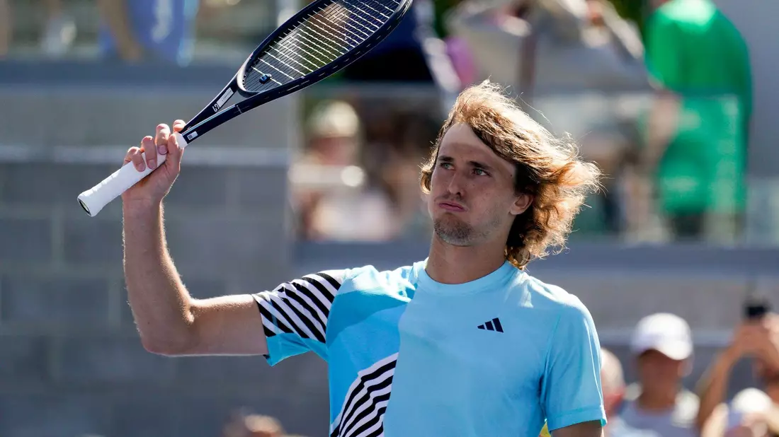 Steht bei den US Open in der dritten Runde: Alexander Zverev. - Bild: Eduardo Munoz Alvarez/ AP/dpa