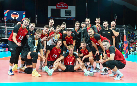 Die deutschen Volleyballer holten bei der EM den zweiten Sieg im zweiten Spiel. - Foto: -/Deutscher Volleyball-Verband/dpa