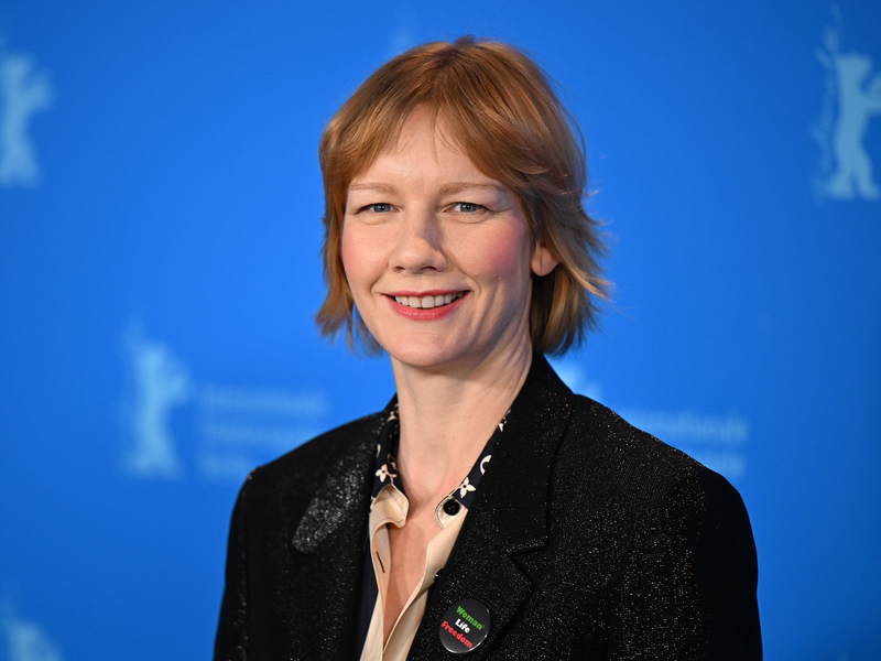 Schauspielerin Sandra Hüller auf der Beerlinale 2023. - Foto: Monika Skolimowska/dpa