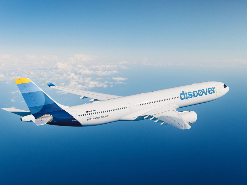 Ein Flugzeug der discover.airlines. - Foto: discover.airlines/dpa