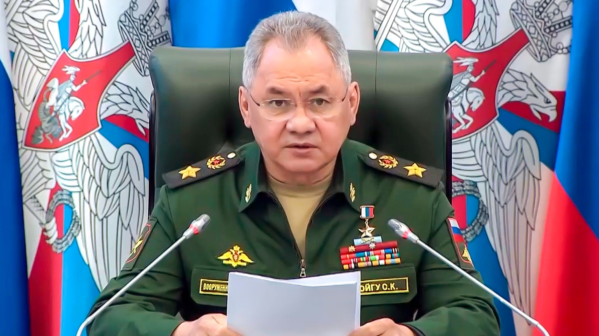 Der russische Verteidigungsminister Sergej Schoigu. - Foto: ---/Russian Defense Ministry Press Service/AP/dpa