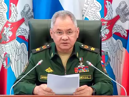 Der russische Verteidigungsminister Sergej Schoigu. - Foto: ---/Russian Defense Ministry Press Service/AP/dpa