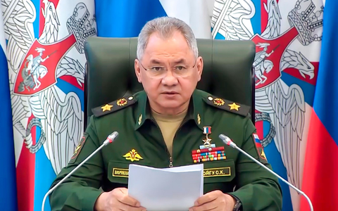 Der russische Verteidigungsminister Sergej Schoigu. - Foto: ---/Russian Defense Ministry Press Service/AP/dpa