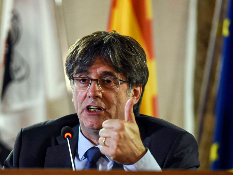 «Das katalanische Volk hat bei dem Unabhängigkeitsreferendum 2017 eine Entscheidung getroffen und nur ein mit dem Staat vereinbartes Referendum kann dieses Mandat ändern»: Carles Puigdemont. - Foto: Gloria Calvi/AP/dpa