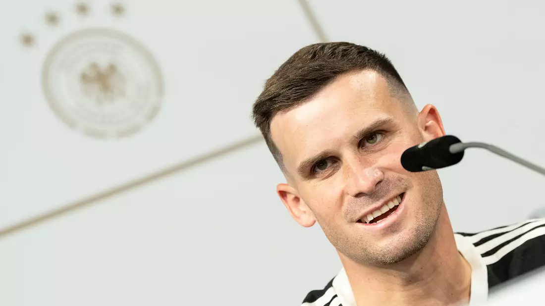 Ein neues Gesicht im DFB-Team: Pascal Groß. - Bild: Swen Pförtner/dpa