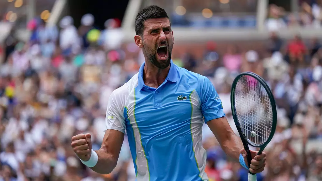 Novak Djokovic ist erneut ins Halbfinale bei den US Open eingezogen. - Bild: Seth Wenig/AP/dpa