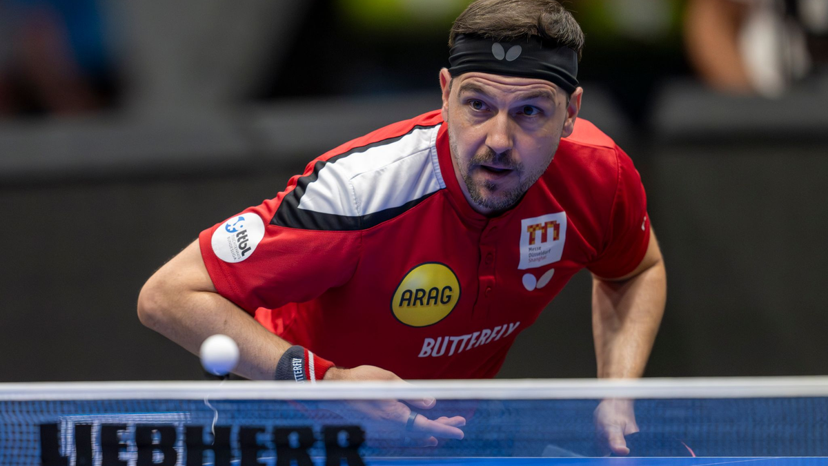 Timo Boll erlebte gegen Polen einen wechselhaften Abend. - Foto: David Inderlied/dpa