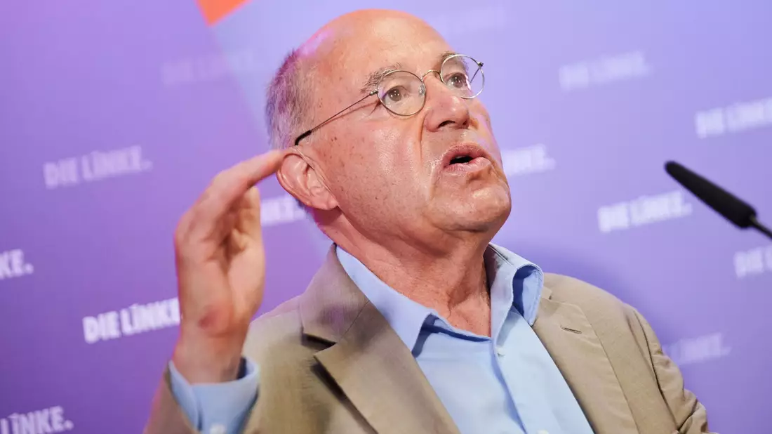 Gregor Gysi glaubt nicht, dass Wagenknecht bei der Bundestagswahl 2025 erfolgreich wäre. - Bild: Annette Riedl/dpa