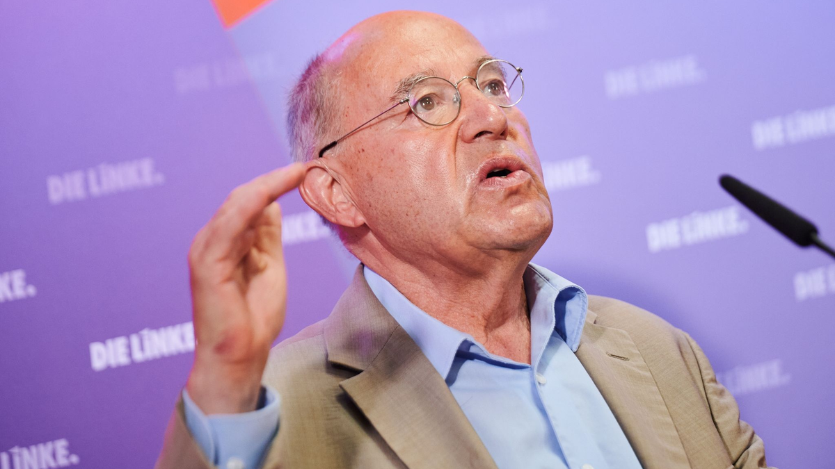 «In Zukunft werden Sie die Freude haben, Ihrer Arbeit ohne mich nachgehen zu können»: Gregor Gysi. - Foto: Annette Riedl/dpa