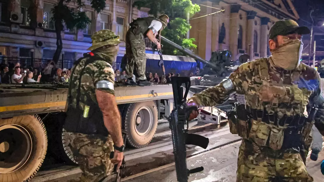 «Wagner war an Plünderungen, Foltern und barbarischen Morden beteiligt.» - Bild: Vasily Deryugin/Kommersant Publishing House/AP/dpa