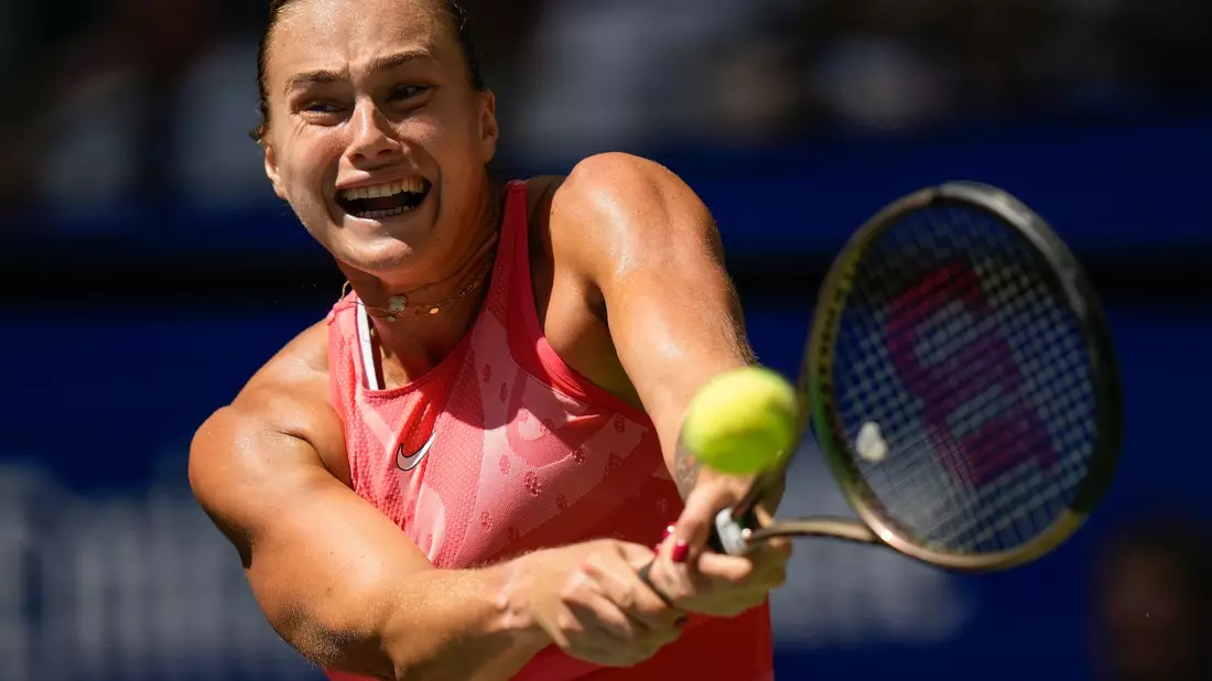 Nach den US Open wird Aryna Sabalenka die neue Nummer 1 der Tennis-Welt. In New York trumpft die Belarussin weiter groß auf. - Bild: Seth Wenig/AP/dpa