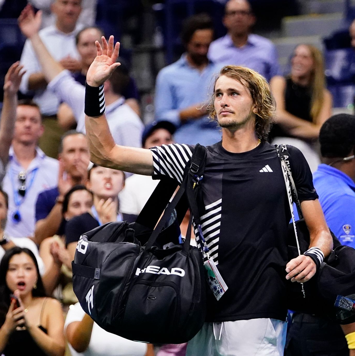 Alexander Zverev ist bei den US Open an Carlos Alcaraz gescheitert. - Foto: Frank Franklin II/AP/dpa
