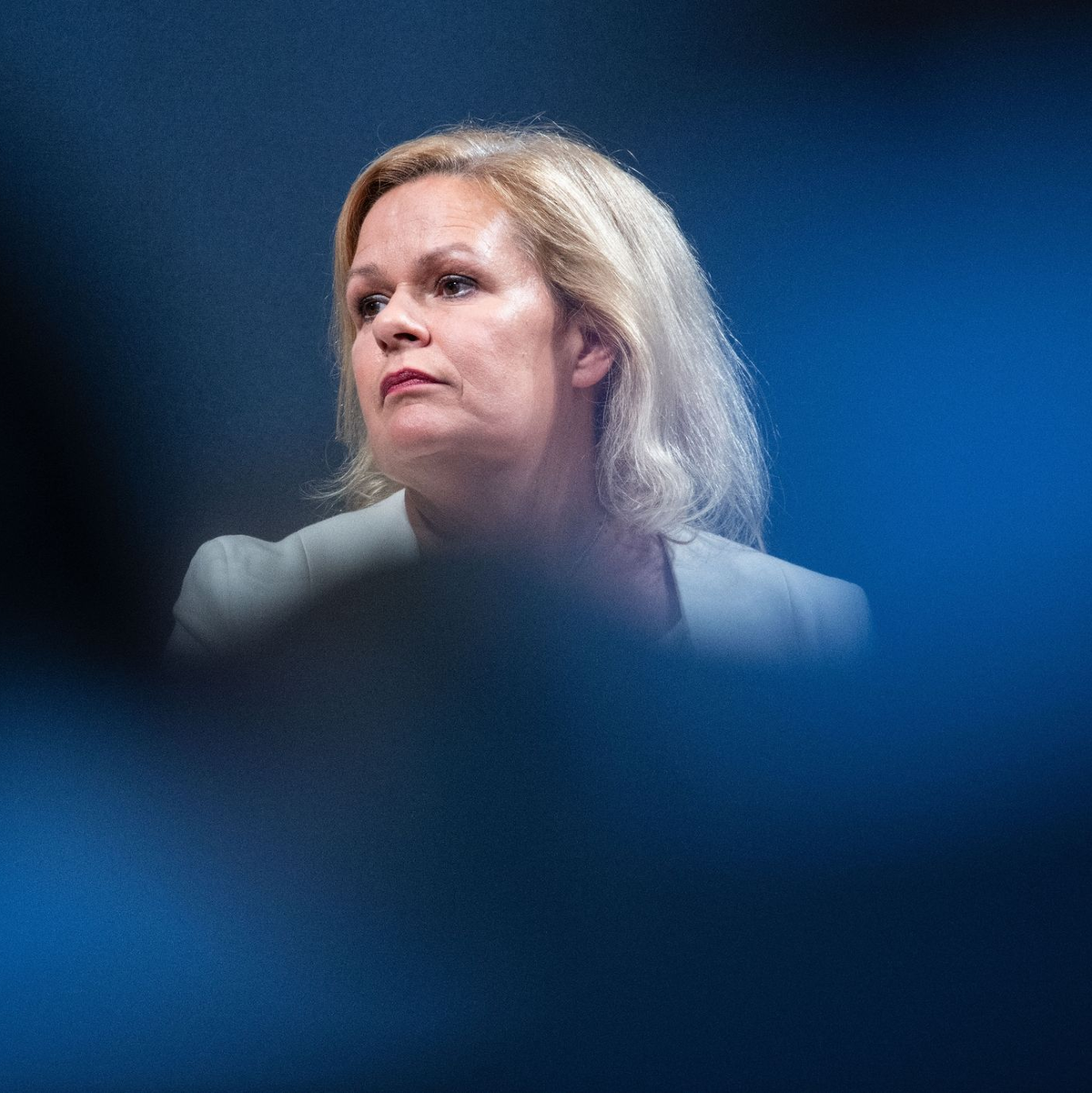Bundesinnenministerin Nancy Faeser (SPD). - Foto: Boris Roessler/dpa