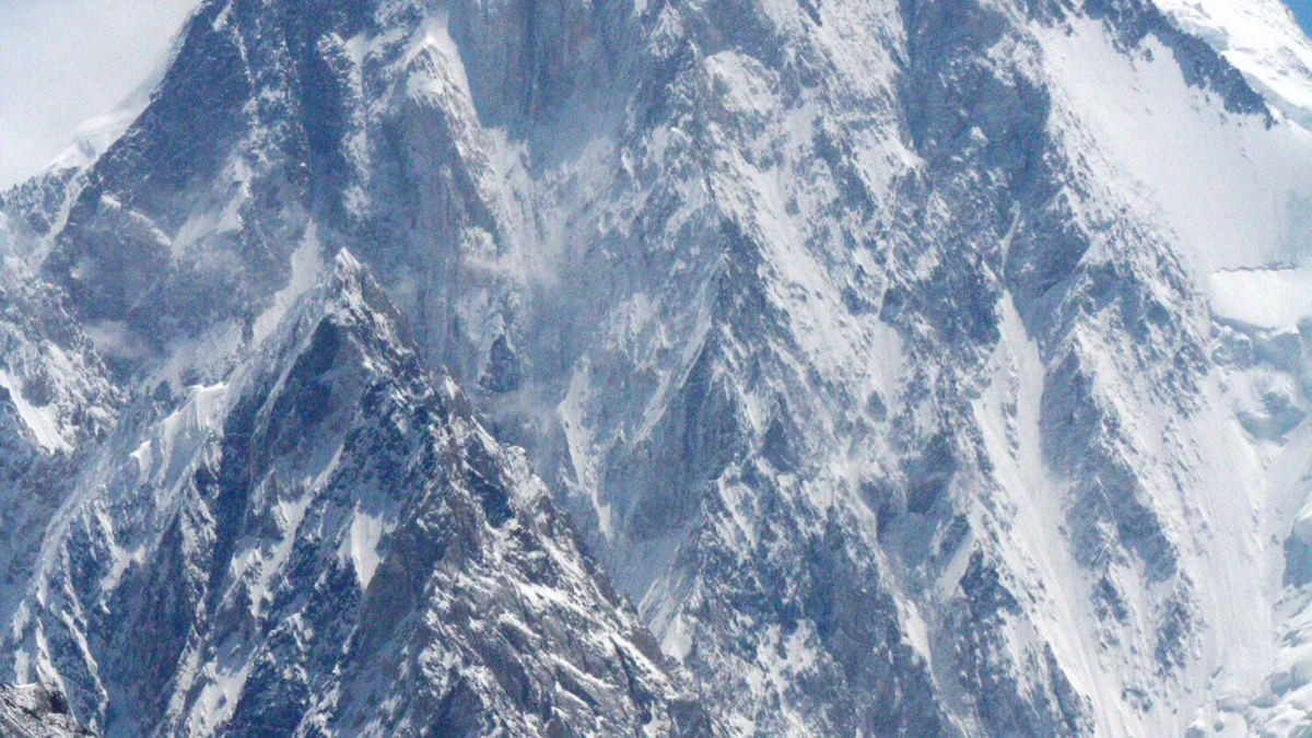 Blick auf den Gipfel des Gasherbrum IV in Pakistan. - Foto: epa anp Norit K2 Exp/Ho/epa anp/dpa