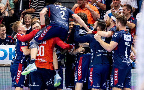 Die Handballer des SG Flensburg-Handewitt entschieden das 109. Nordderby für sich. - Foto: Axel Heimken/dpa