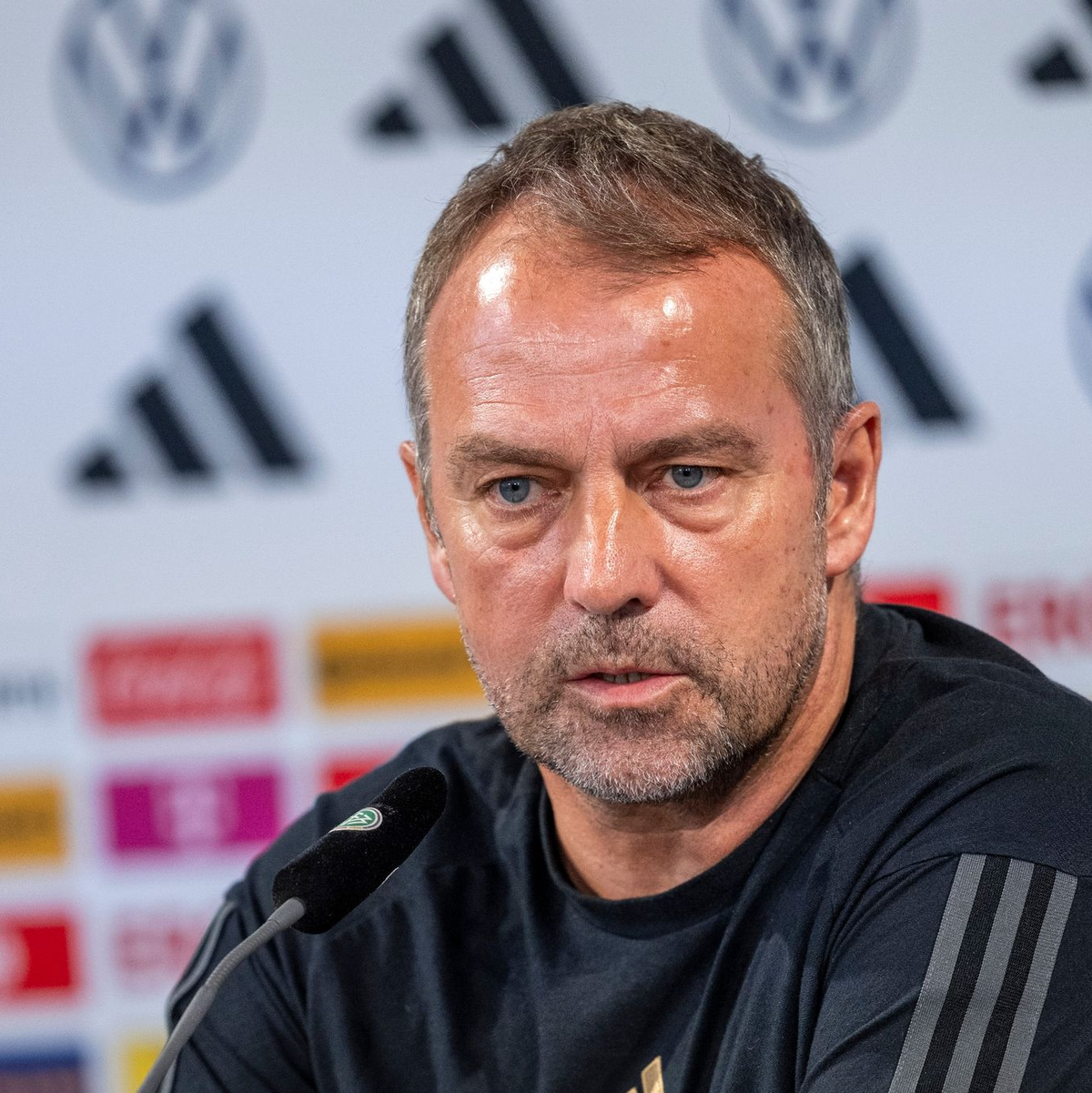 Bundestrainer Hansi Flick soll das öffentliche Training leiten. - Foto: David Inderlied/dpa